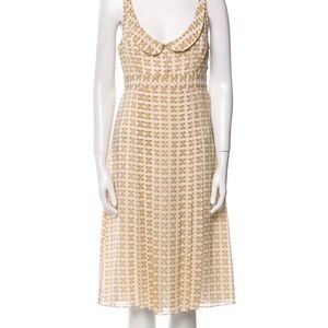 Burberry Silk Cream Dress Sz 44